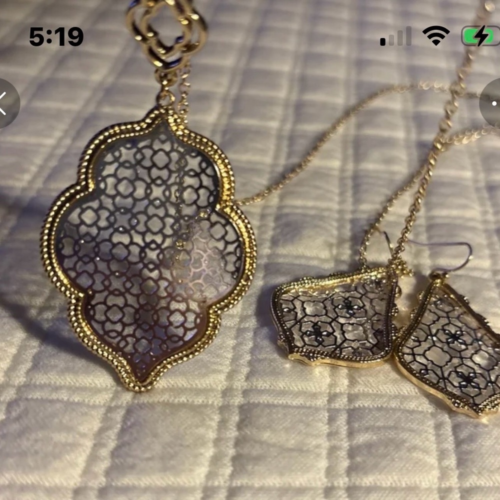 Gold & silver set in the style of famous designer - Picture 5 of 6